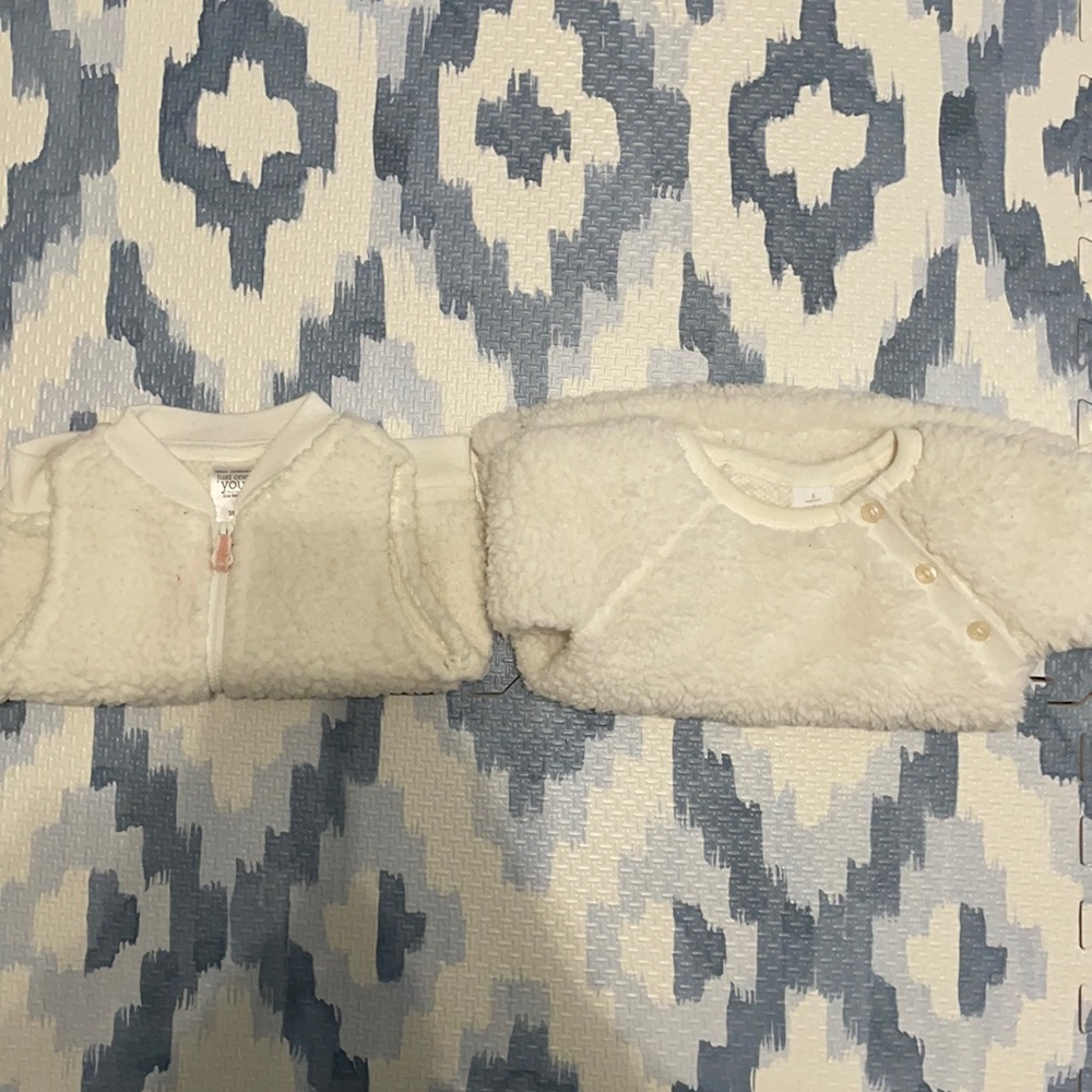 0-3 month Sherpa jacket bundle!